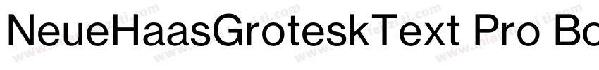 NeueHaasGroteskText Pro Bold字体转换